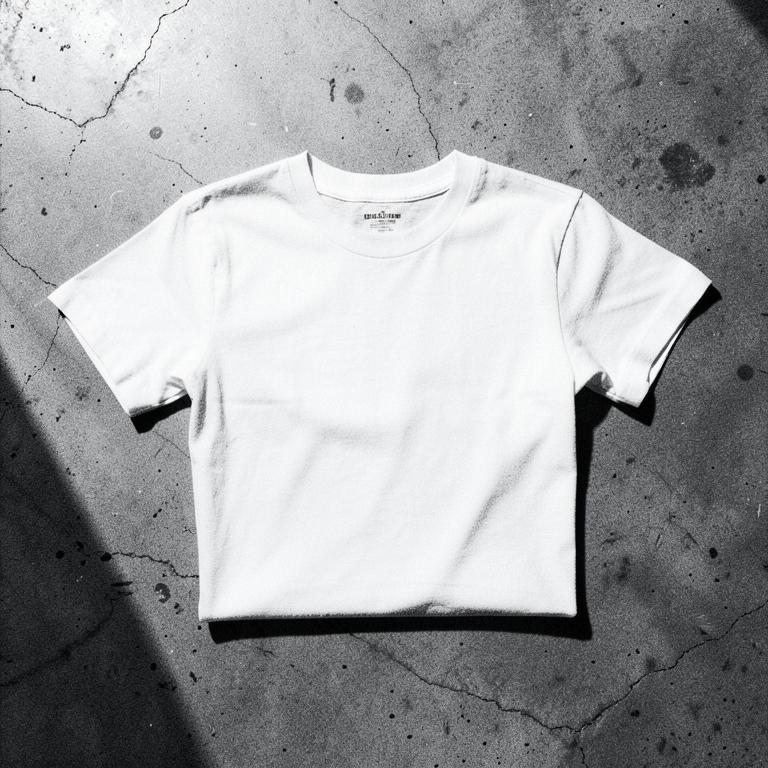 Folded tee on concrete